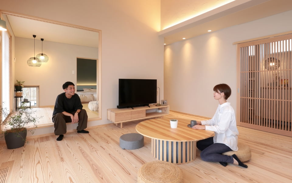 快適で健やかな暮らし。高い性能を天然素材で実現。
                      