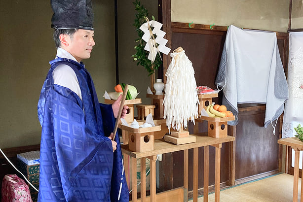 解体前御祓い