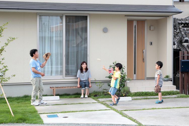 S様邸　狭小敷地で家族仲良く