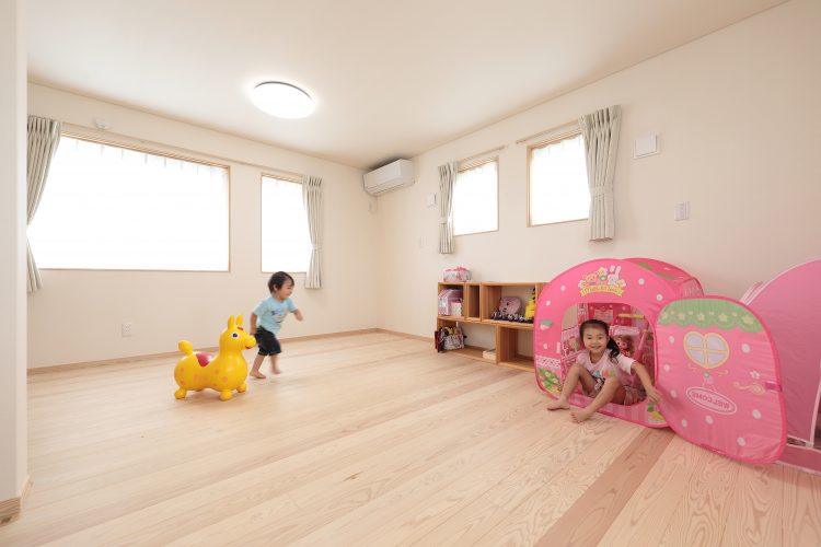 平屋的2階建ての家　（Ｋ様邸）