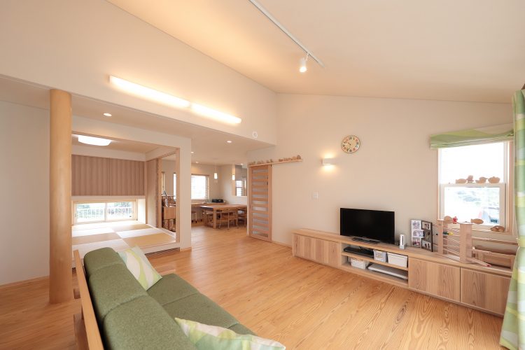 平屋的2階建ての家　（Ｋ様邸）