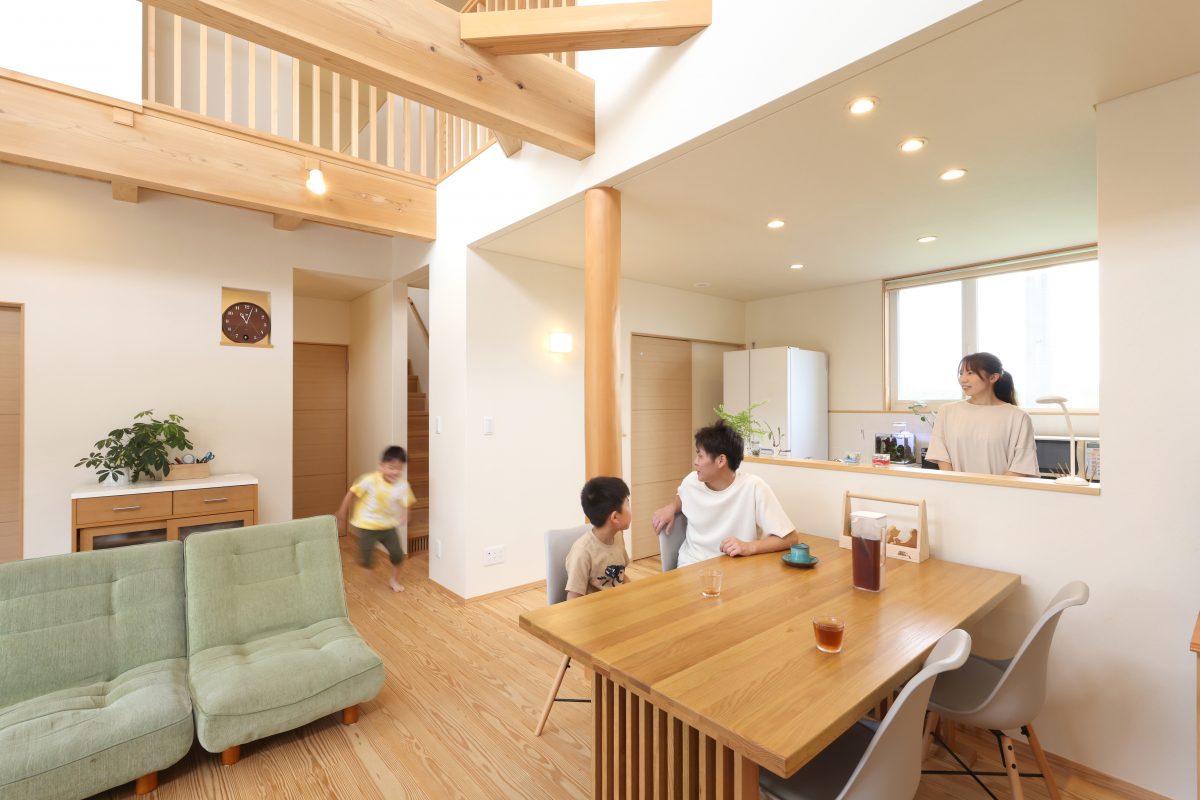 大きい吹抜けの家（T様邸）