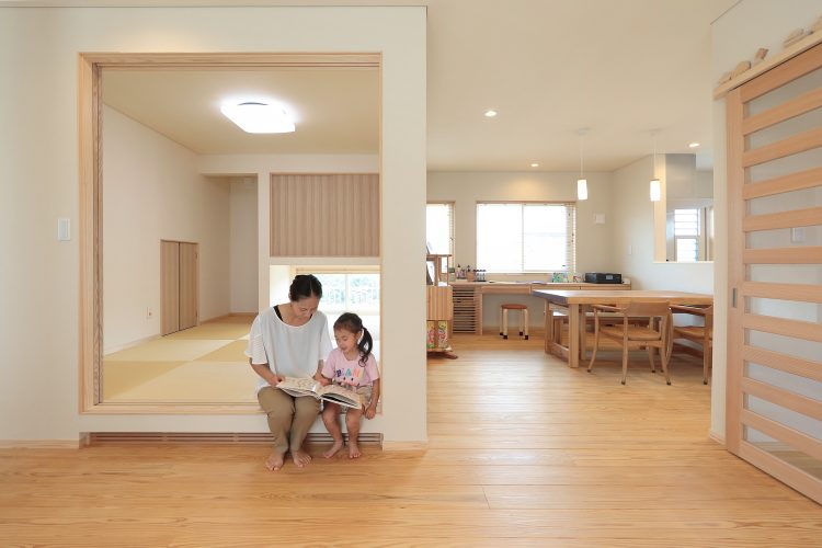 平屋的2階建ての家　（Ｋ様邸）