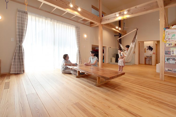 高さを活かした平屋の家　（Ｉ様邸）