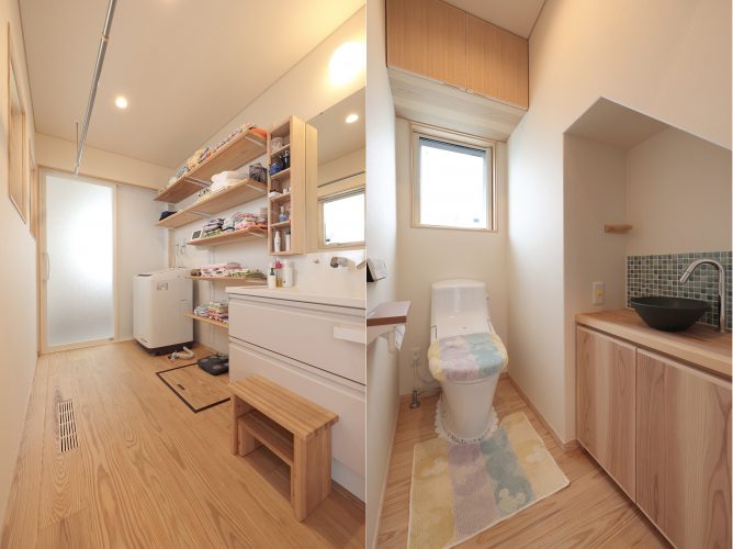 平屋的2階建ての家　（Ｋ様邸）