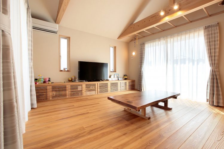 高さを活かした平屋の家　（Ｉ様邸）