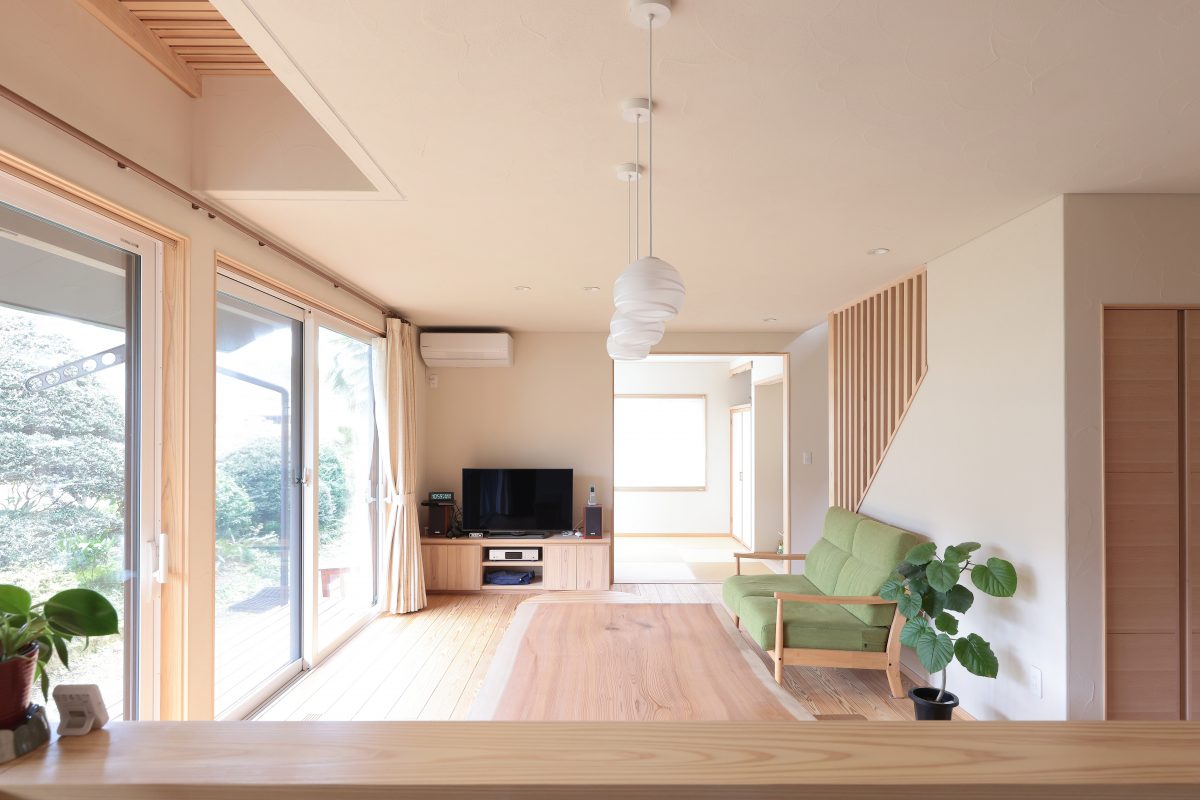 大屋根が美しい続き土間のある家（J様邸）