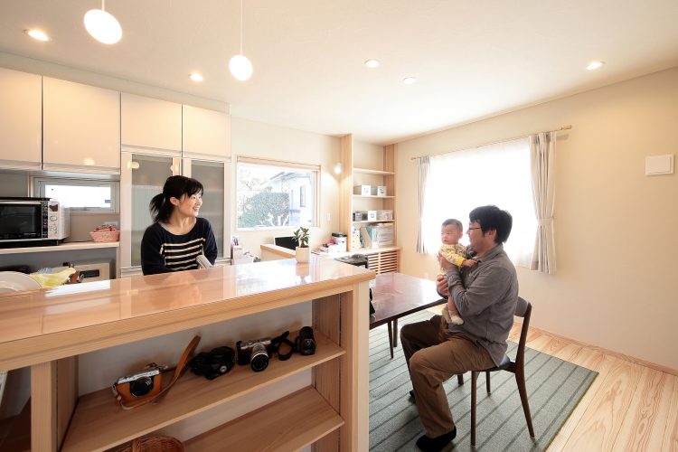 Ｉ様邸　大きな玄関と木のぬくもり感じる住まい