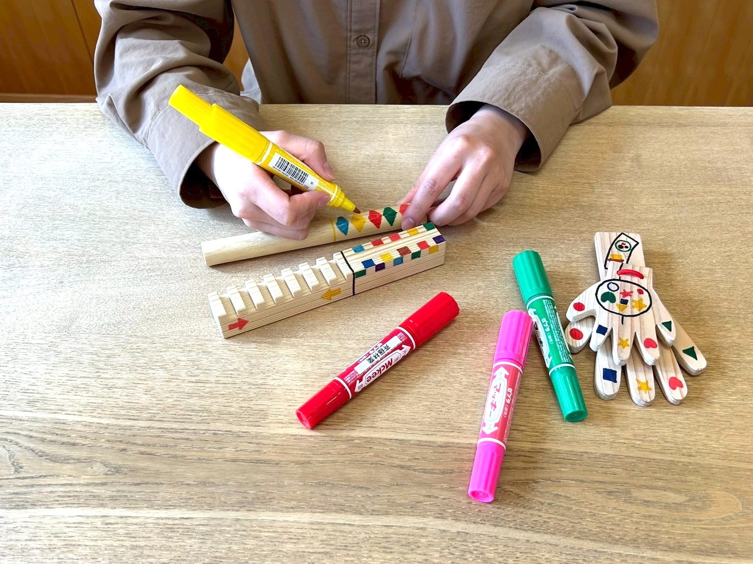 木の楽器作りワークショップ