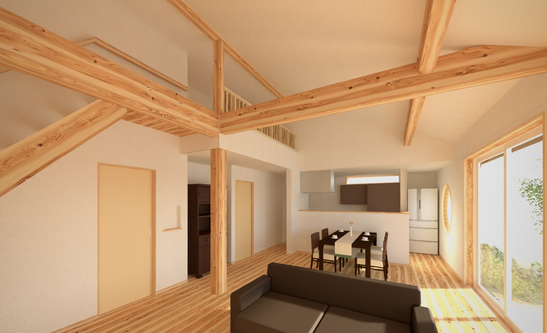 【完成見学会】朝日が差し込む、高台の家。