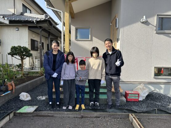 お引き渡し式（横山）　斉藤林業スタッフブログ