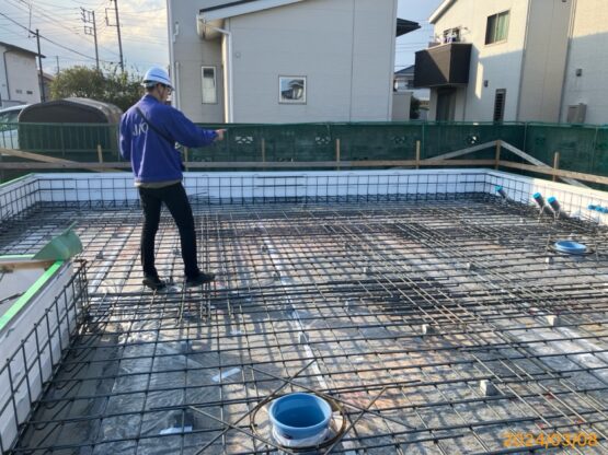 配筋検査！！　（大塚）斉藤林業スタッフブログ