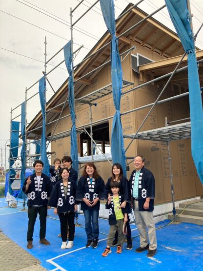 田島の"新"実家、祝上棟！（田島）斉藤林業スタッフブログ