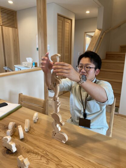 木のおもちゃの遊び方（岡田）斉藤林業スタッフブログ
