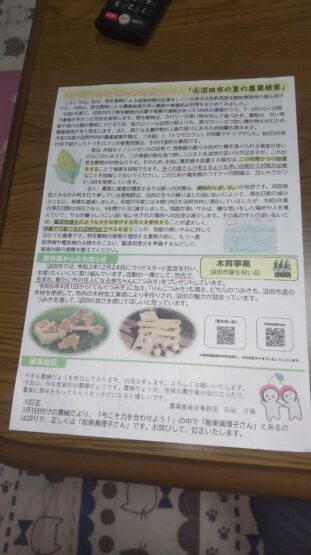 ある日(小池優樹)斎藤林業スタッフブログ