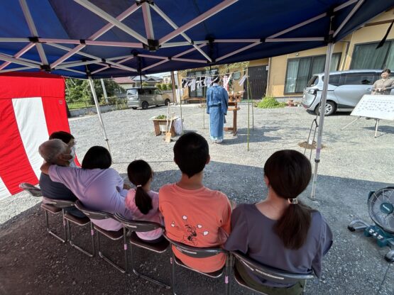 地鎮祭（横山）斉藤林業スタッフブログ