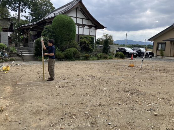 先輩方と地縄張り！！　（大塚）斉藤林業スタッフブログ