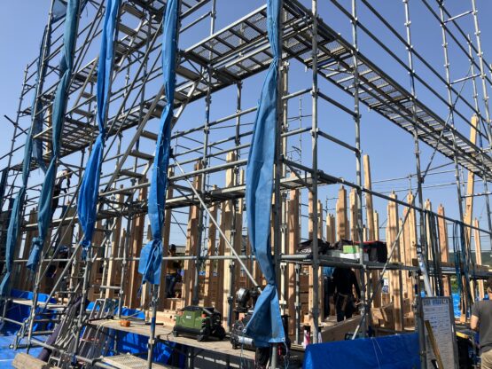 建て方工事！！！　斉藤林業スタッフブログ（萩原）