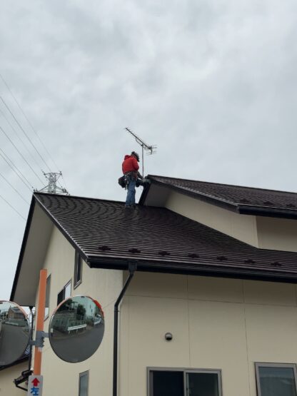 アンテナ工事(金井）斉藤林業スタッフブログ
