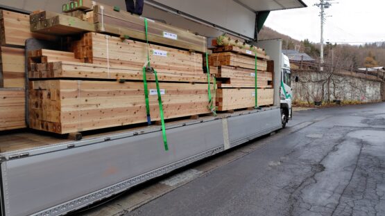 構造材出荷（広瀬）斉藤林業スタッフブログ