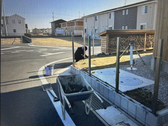 木塀工事（福嶋）斉藤林業スタッフブログ