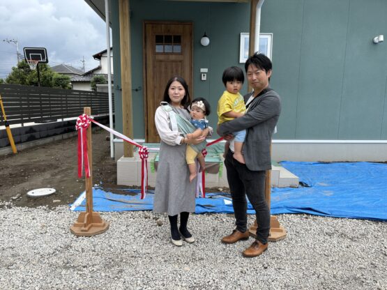 完成お引き渡し式（横山）斉藤林業スタッフブログ